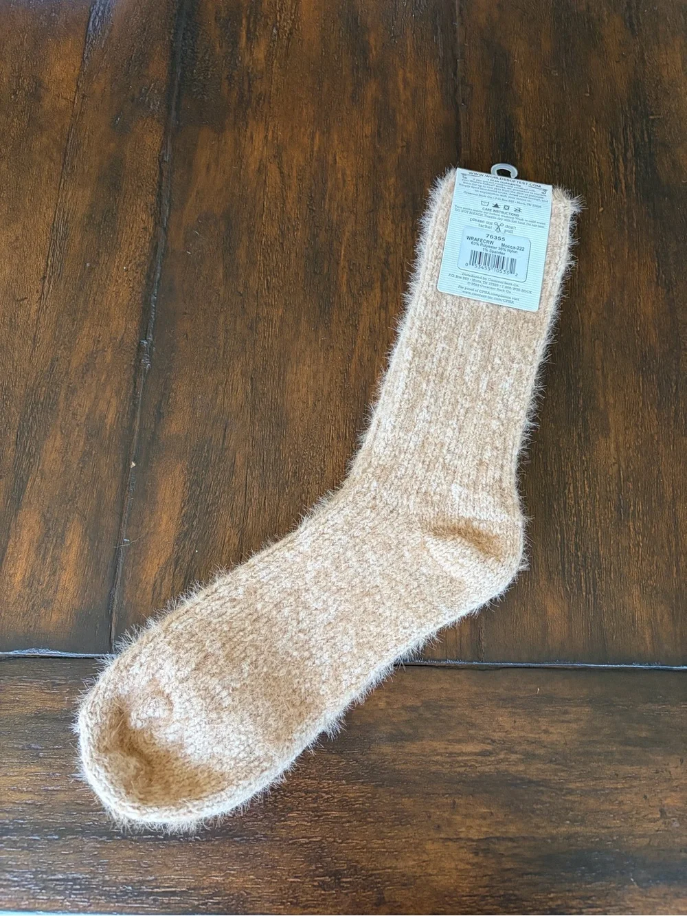 World's Softest Women's Plush Crew Socks - Mocca